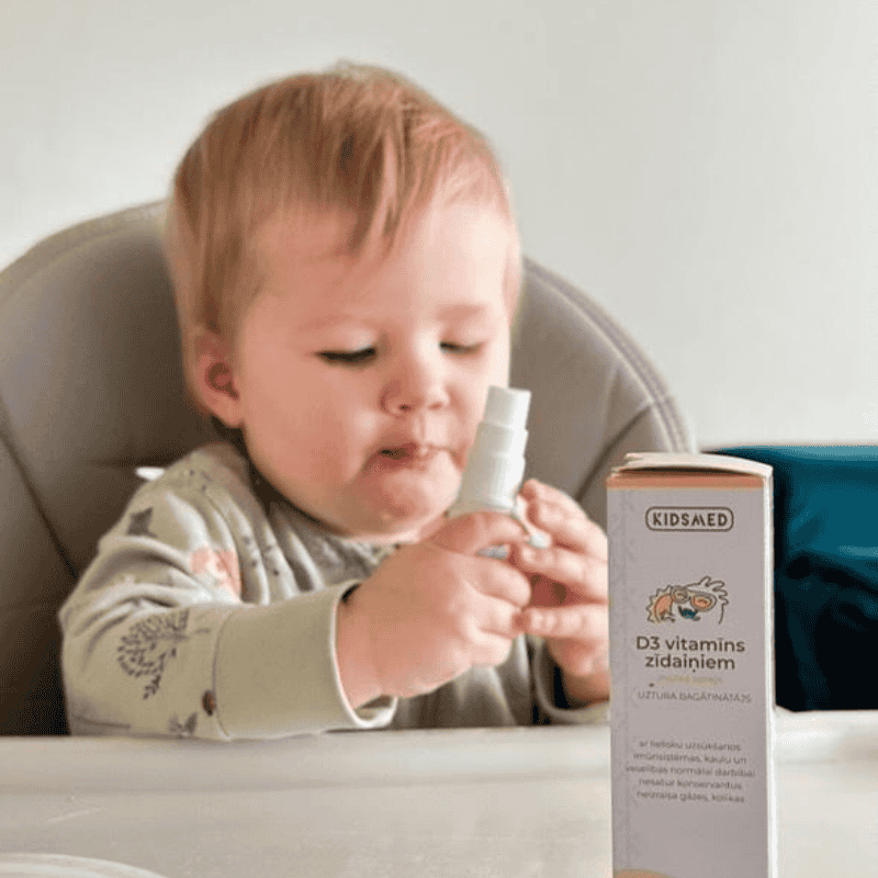 D-vitamiin on oluline laste luude, hammaste ja lihaste normaalseks arenguks