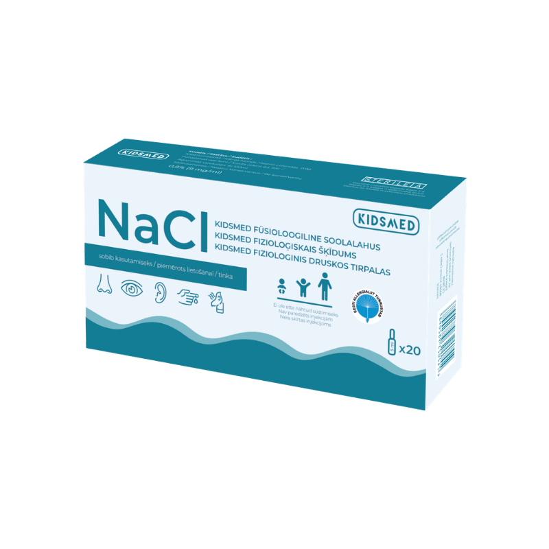 Kidsmed füsioloogiline soolalahus NaCl inhaleerimiseks