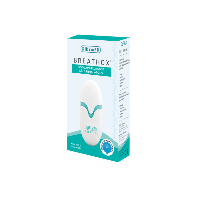 KIDSMED BREATHOX® soolainhalaator – ravimivaba tugi hingamisteedele