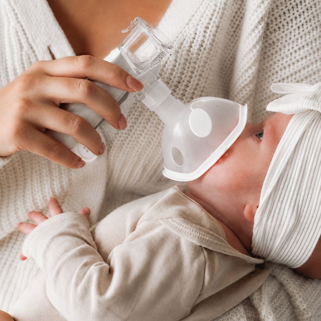 Kidsmed MeshPlus MESH inhalaator NaCl füsioloogilise lahusega