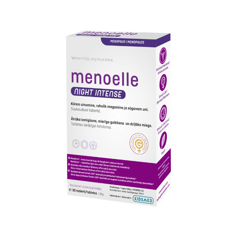 Menoelle Night Intense parema une toetuseks perimenopausi ajal