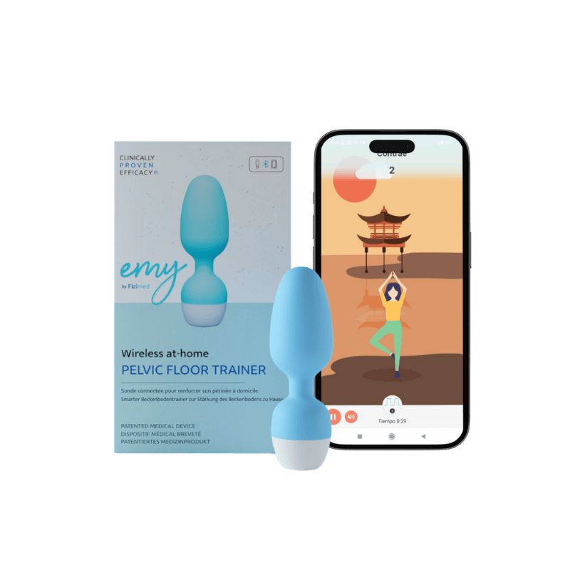EMY® vaagnapõhjalihaste treener – juhtmevaba treening koos mobiilirakenduse ja personaalse tagasisidega
